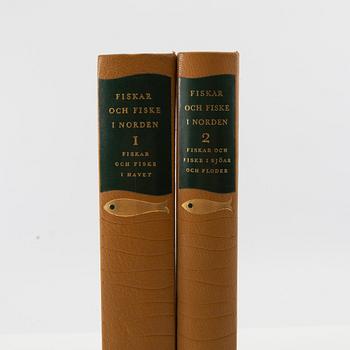 Böcker 3 vol "Fiskar och fiske i Norden" samt "Oss sportfiskare emellan".