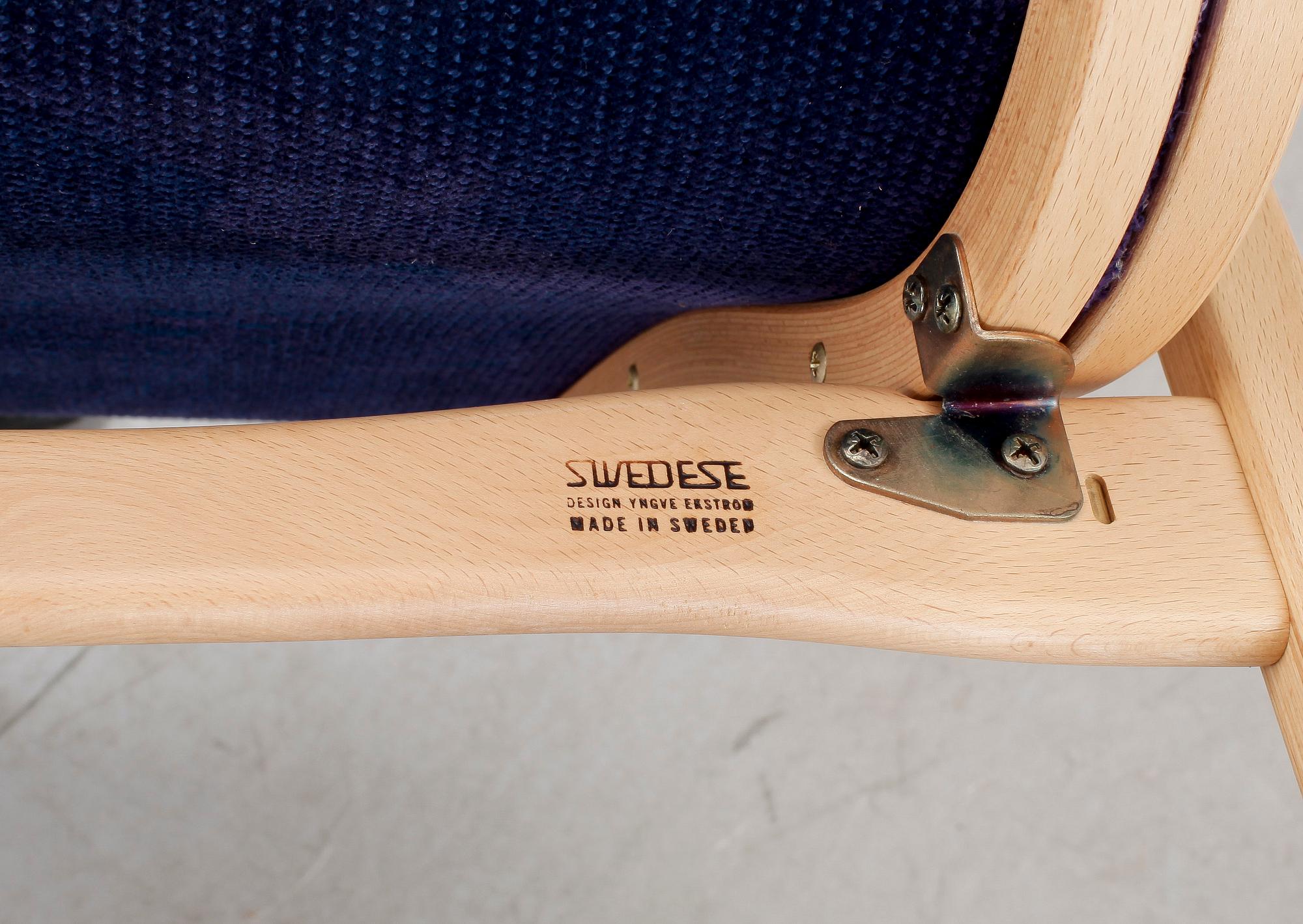 FÅTÖLJER, ett par, "Lamino", Yngve Ekström, Swedese.