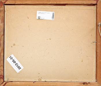 KNUT IRWE, olja på pannå, sign.