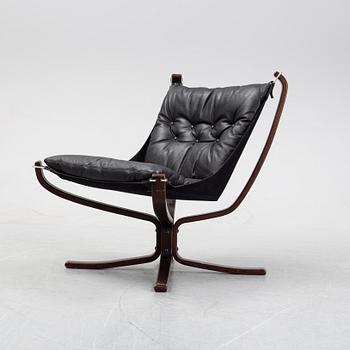 Sigurd Ressel, an easy chair, "Falcon Chair" for Vatne Möbler, Norway 1970s.