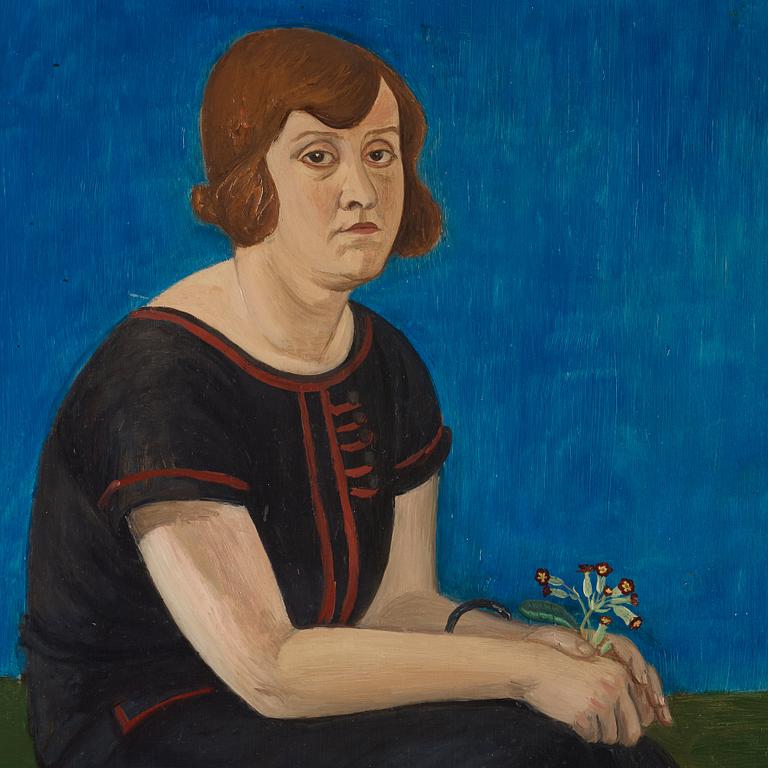 Hilding Linnqvist, "Målarinnan".