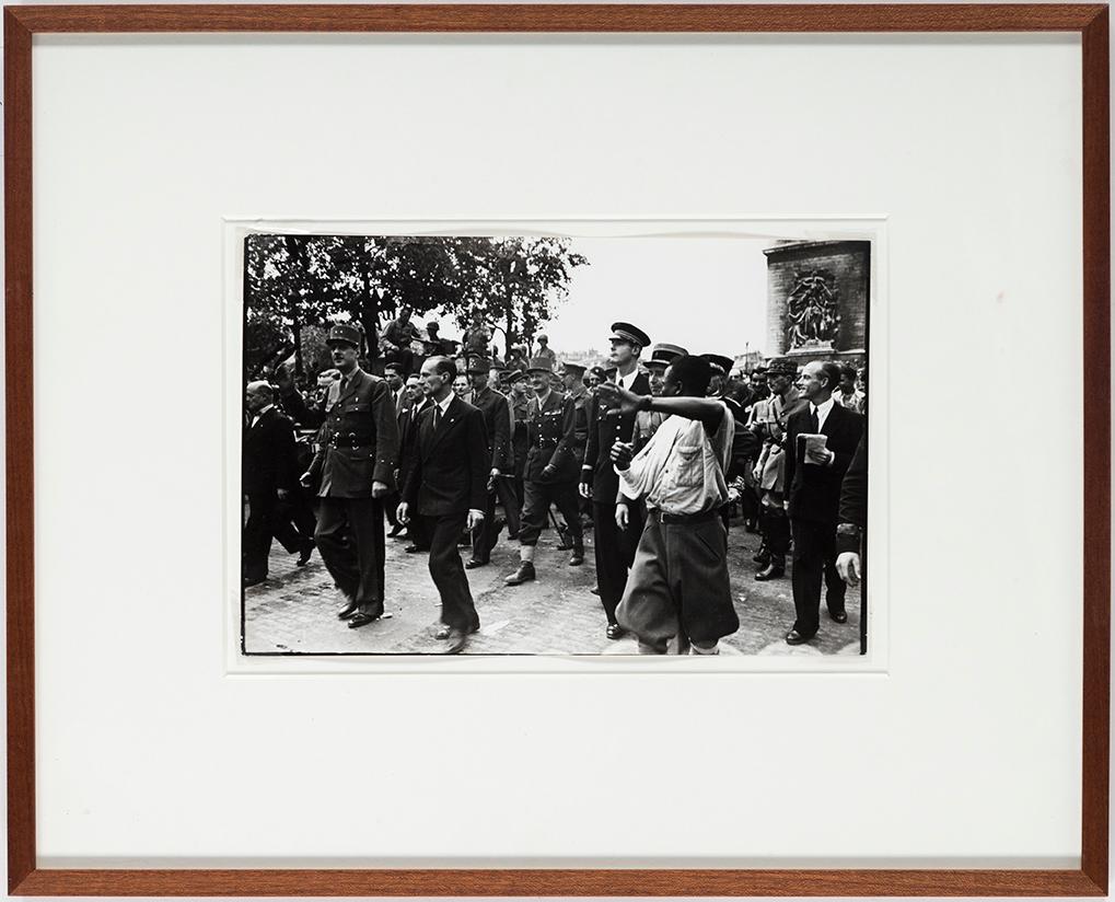 HENRI CARTIER-BRESSON, gelatin silver print stamped by the photographer and with Europapress AB copyright stamp verso.