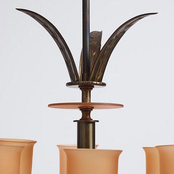 takkronor, ett par, modell "10027", Arvid Böhlmarks Lampfabrik, Stockholm 1930-tal.