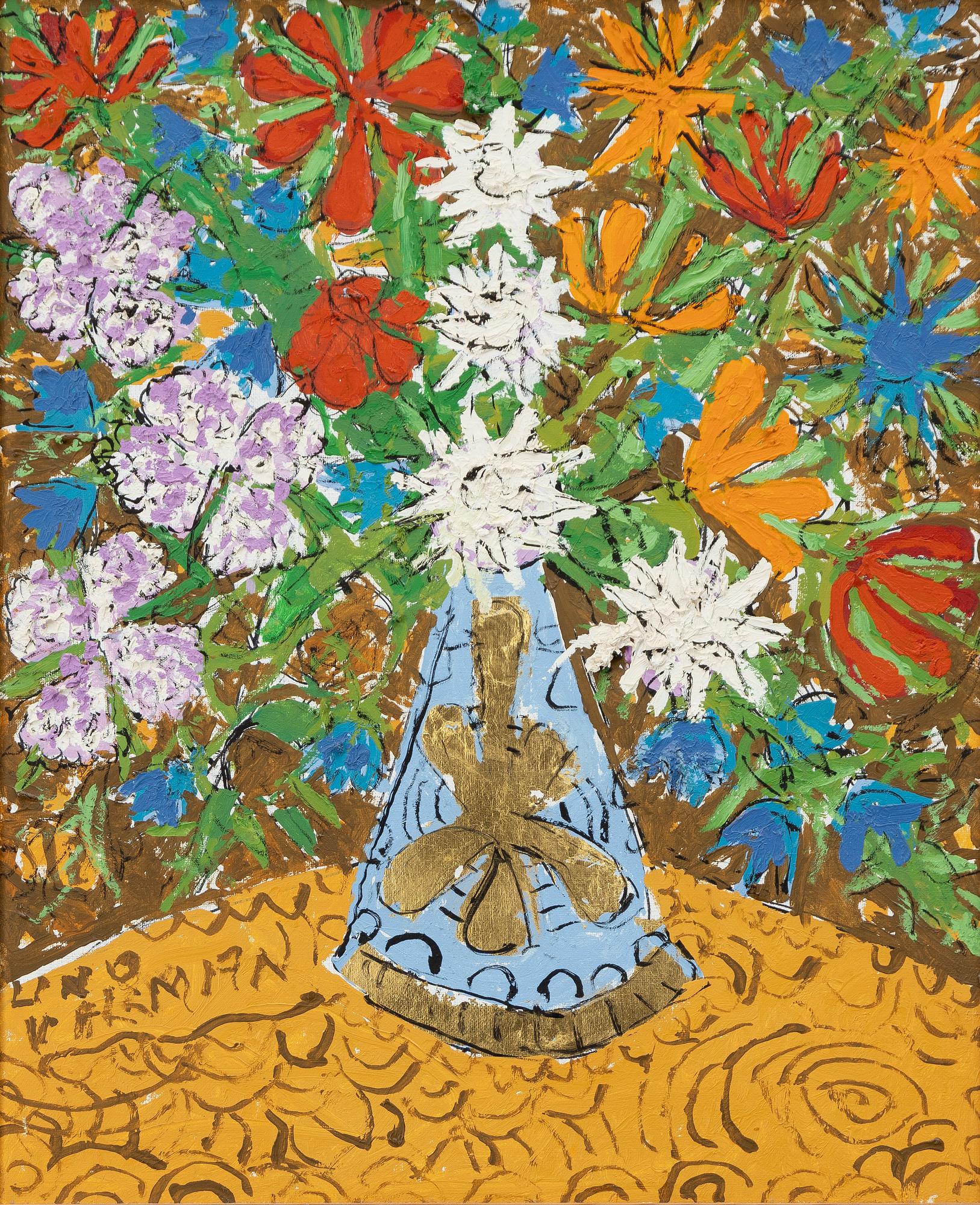 Uno Vallman, Blomsterstilleben.