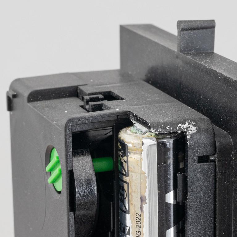 Michael Grave, table clock, Alessi, Italy.