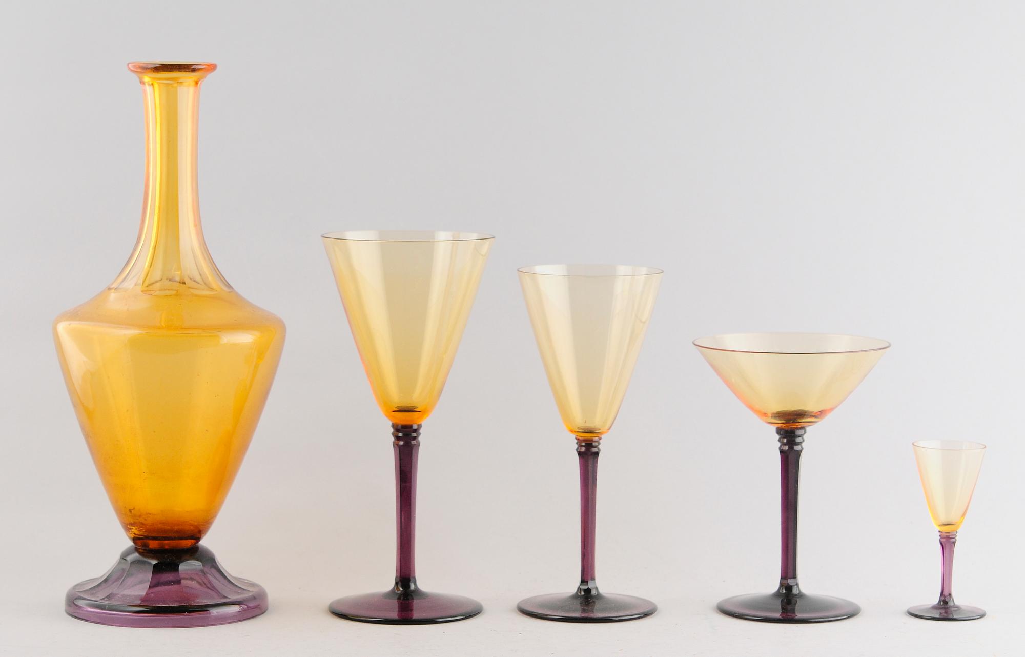 GLASSERVIS, 27 del, Murano, 1900-tal.