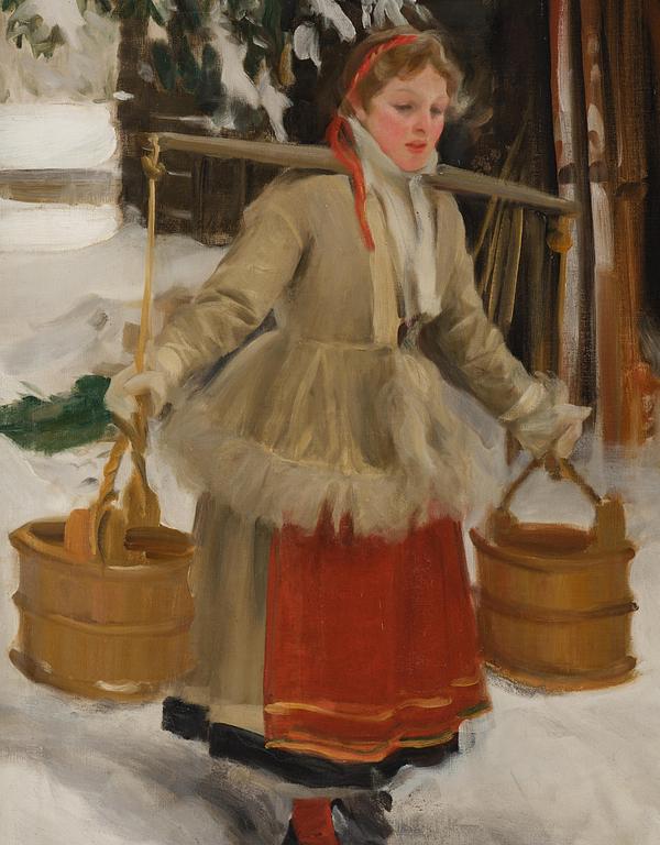 Anders Zorn, "Hämta vatten" ("The Water Pails").