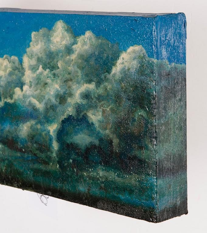 PETRI ALA-MAUNUS, oil on canvas, laid on board, signed and dated -98.