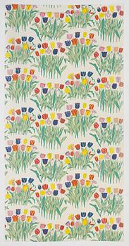 Josef Frank, a pair of 'Tulpaner' curtains, Firma Svenskt Tenn.