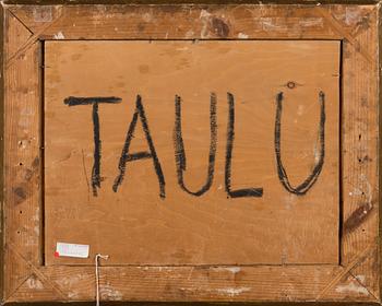 Väinö Kamppuri, olja på pannå, signerad.