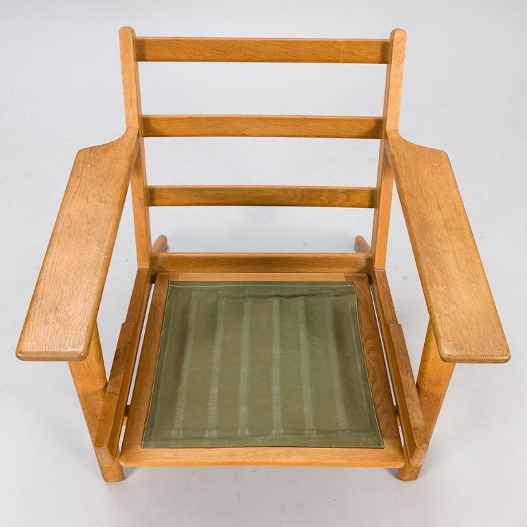 HANS J WEGNER, fåtölj, modell GE-290, Getama Gedsted, Danmark, 1900-talets mitt.