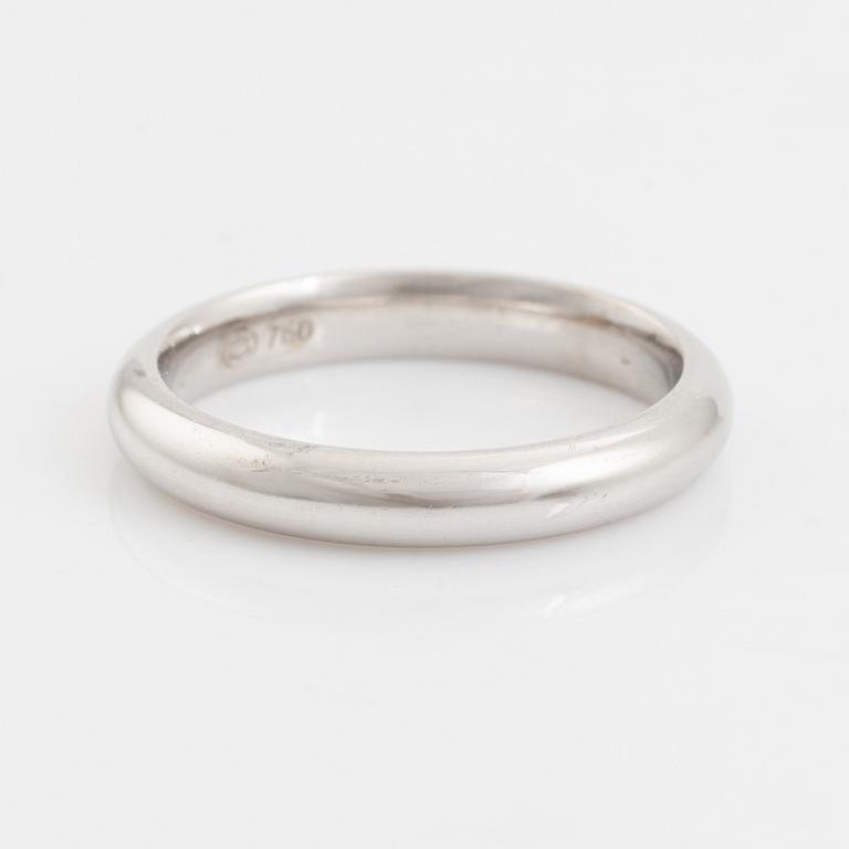 Georg Jensen ring 18K white gold.