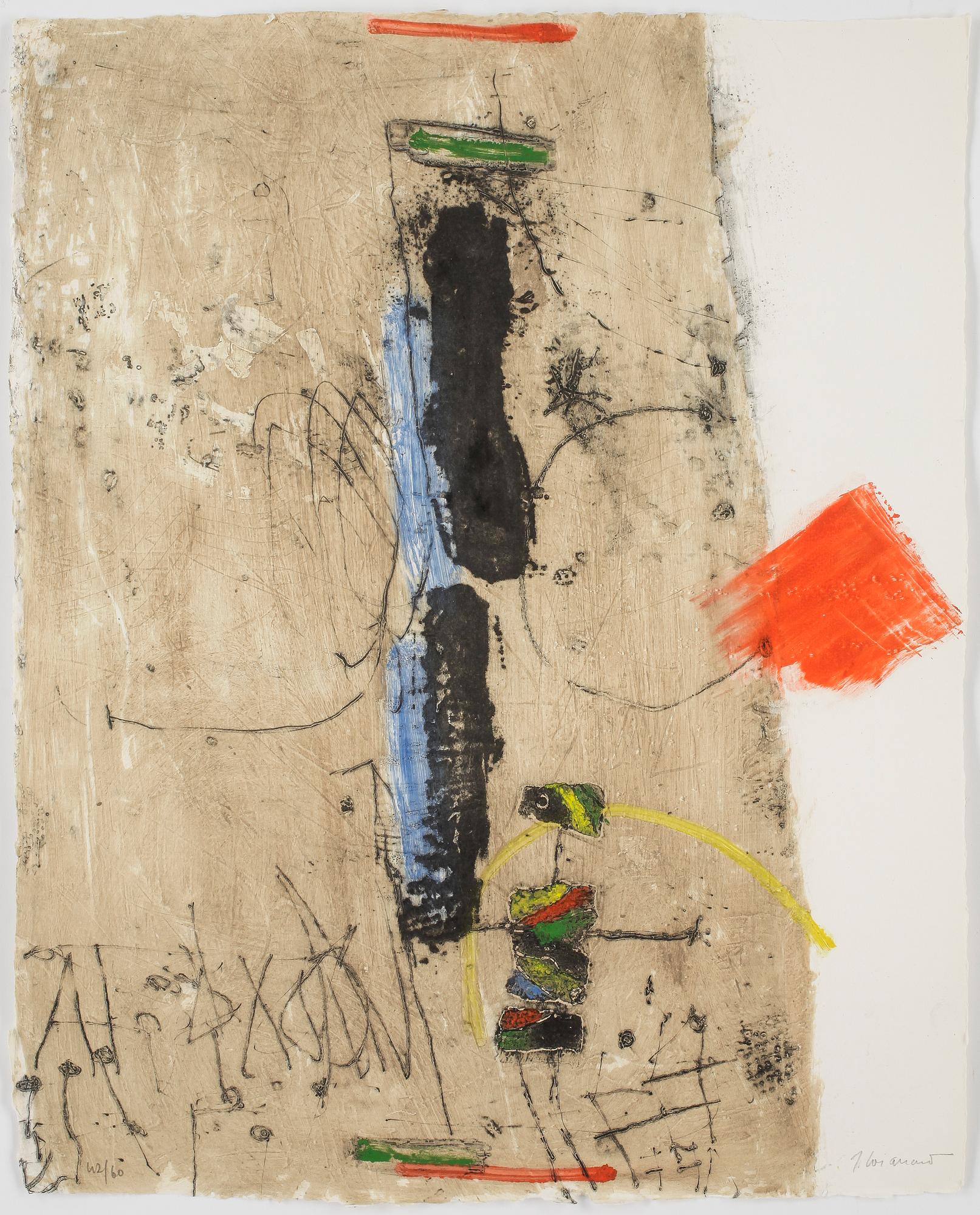 JAMES COIGNARD, mapp med 8st carborundumetsningar, signerade och numrerade 42/60.