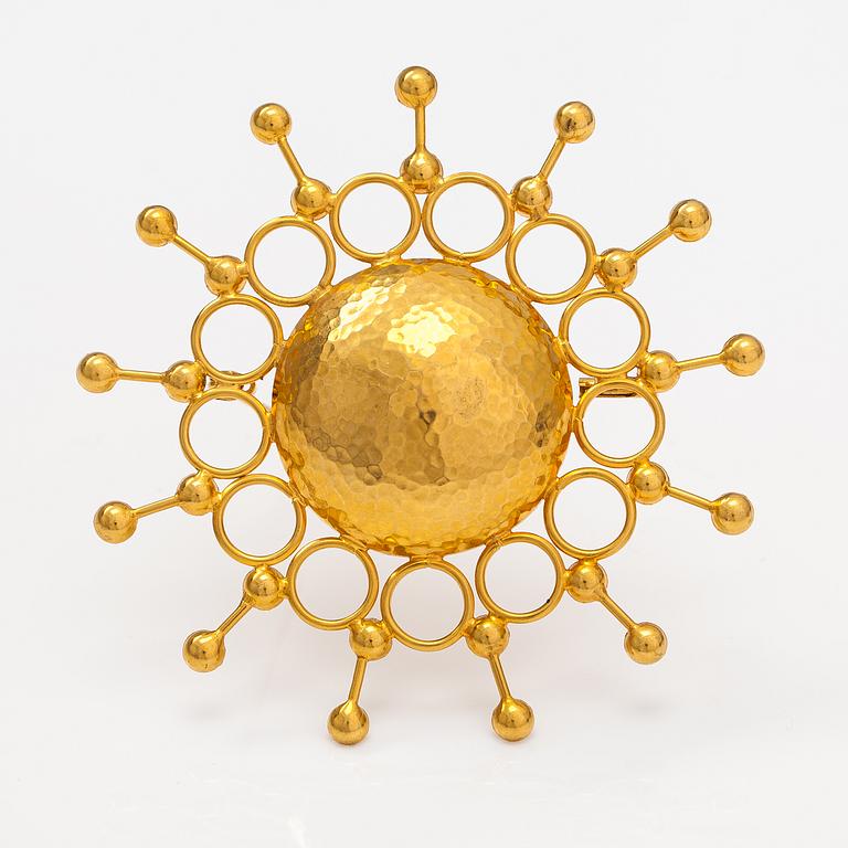 Rintaneula, 14K kultaa. Westerback, Helsinki 1970.