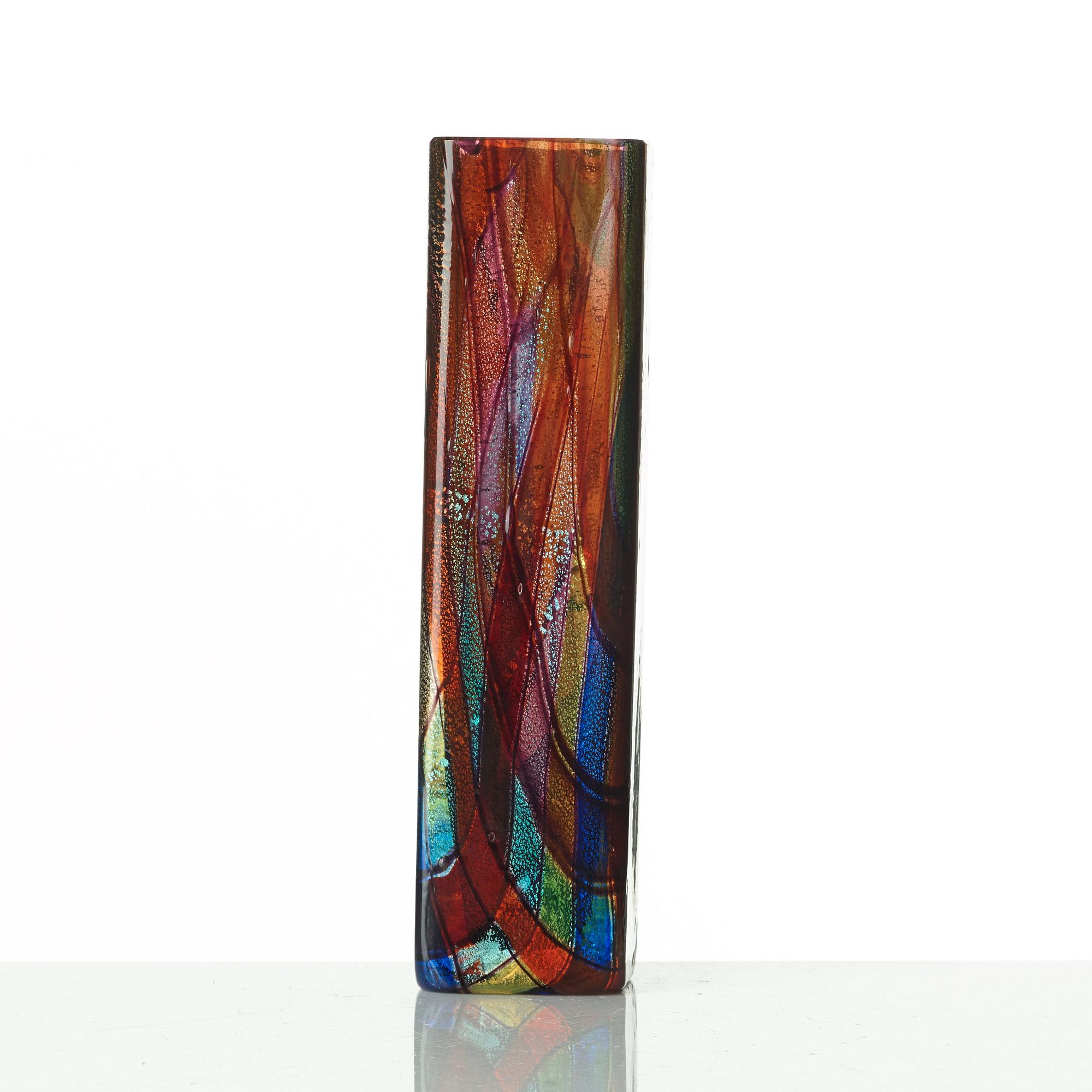Ercole Barovier, an 'Oriente' glass vase by Barovier & Toso, Murano, Italy, probably 1940's.
