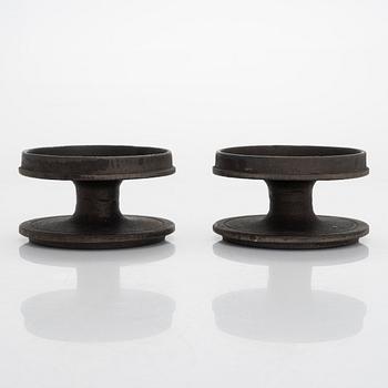 Ilmari Tapiovaara, a pair of 1969 candle holders.