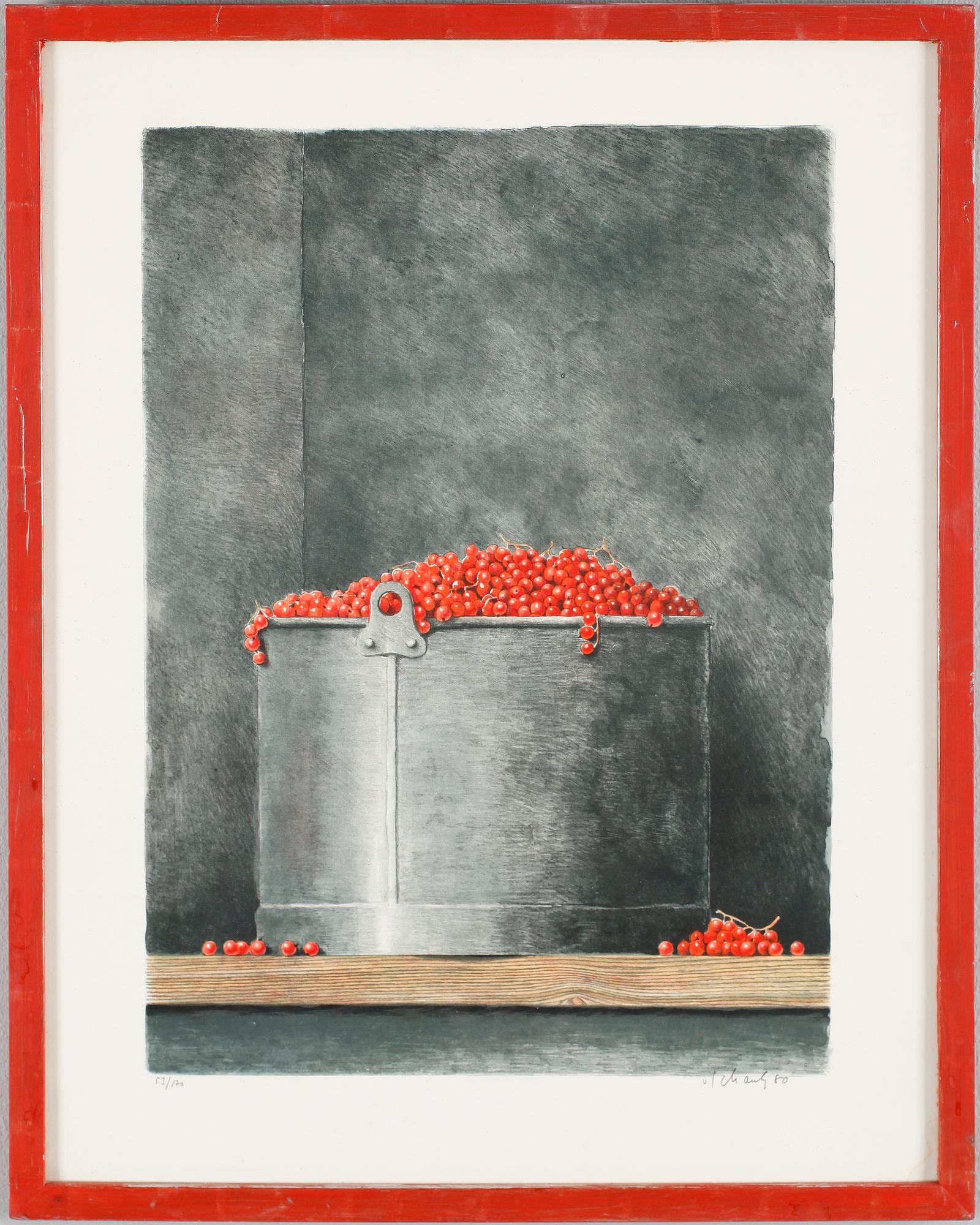 PHILIP VON SCHANTZ, färglitografi, signerad och daterad 80, numrerad 53/170.