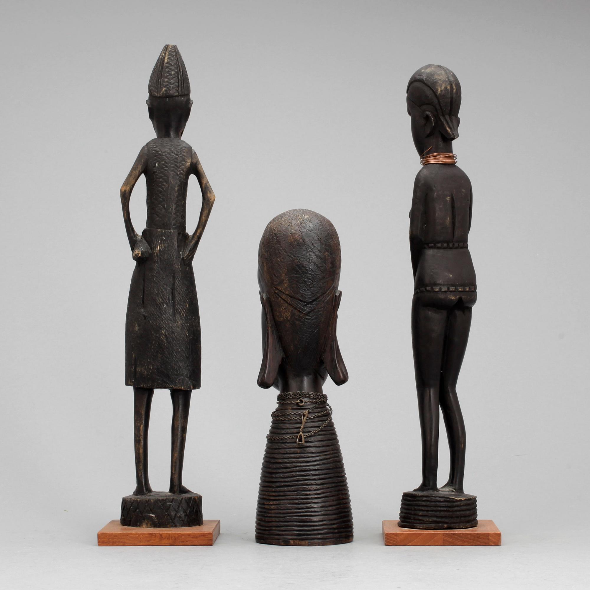 SKULPTURER, 3st, Afrika, 1900-talets andra hälft.