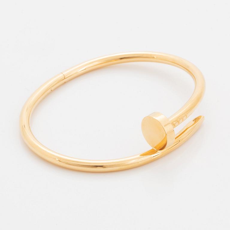 A Cartier "Juste en Clou" bracelet in 18K gold.
