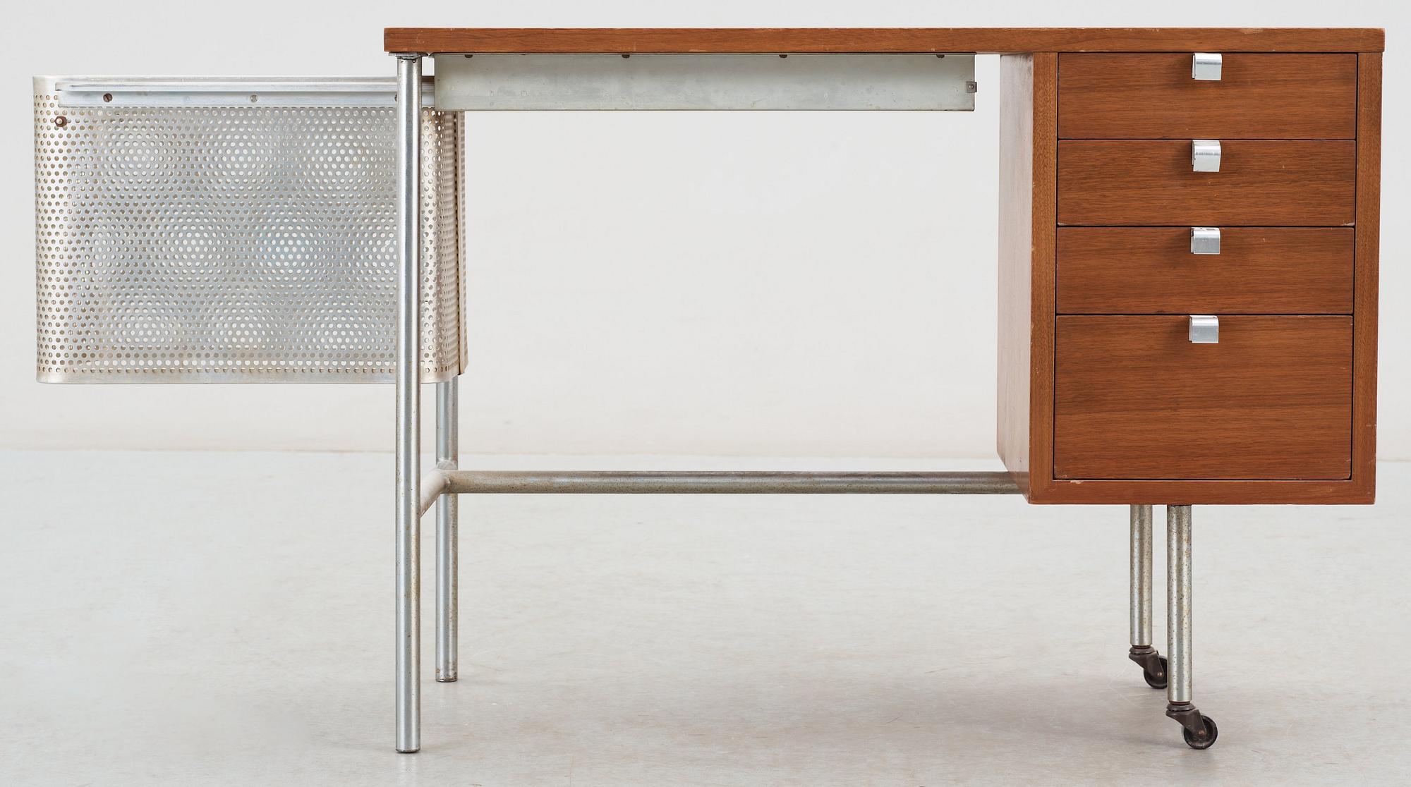 GEORGE NELSON, skrivmaskinsbord, modell 4752, Herman Miller, USA 1950-tal.
