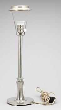 BORDSLAMPA, tenn, art déco, 1920-tal.