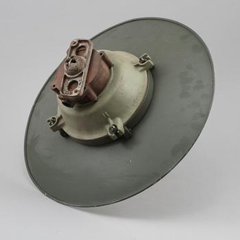 INDUSTRILAMPA, Sieverts Kabelverk, omkring 1900-talets mitt, höjd ca 40 cm.