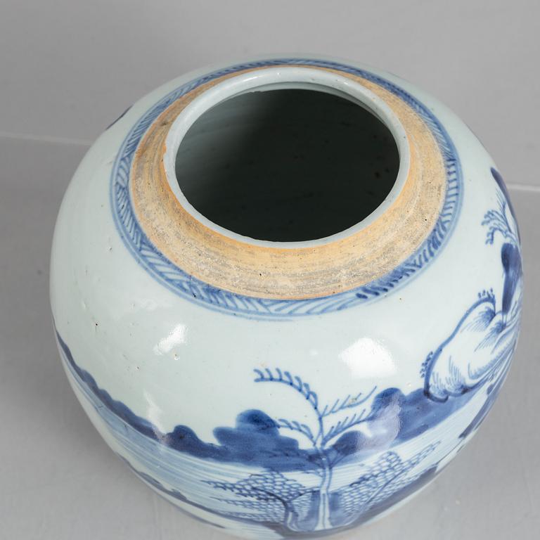 Bojan, porslin, Qingdynastin, Kina, 1800-tal.