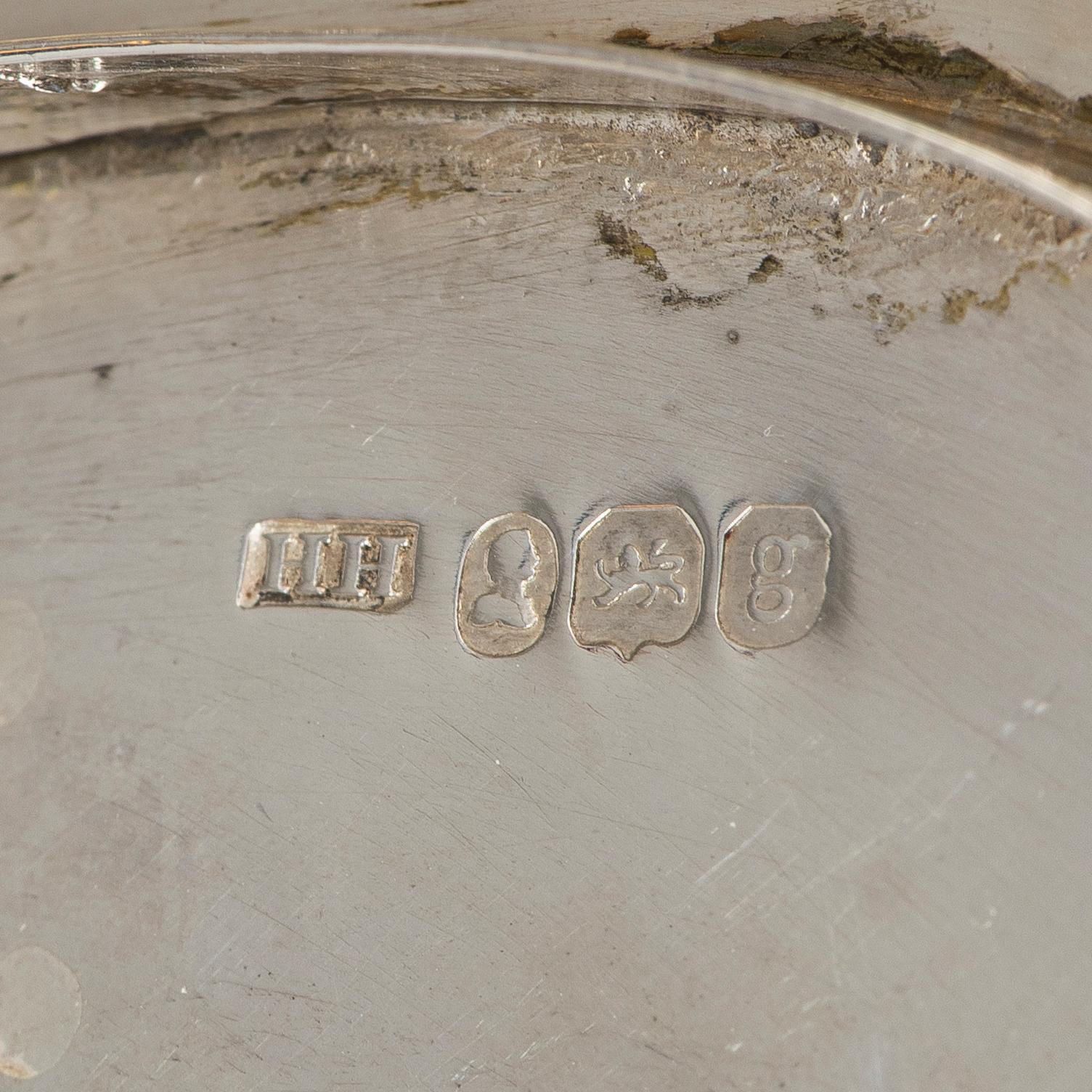 Hyam Hyams, skrin med lock, silver, London, England 1821-1822.