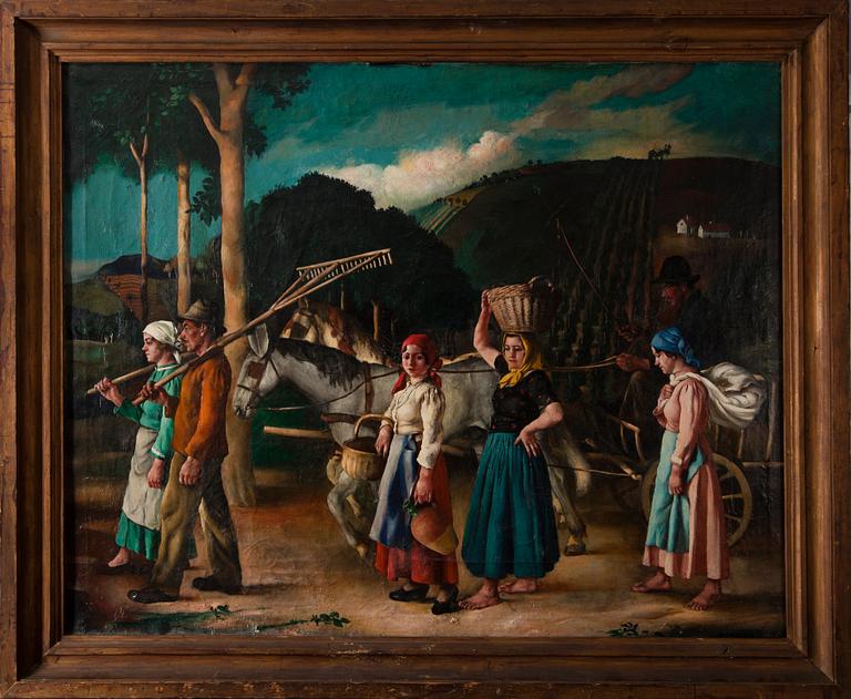 Czene Janos Apatfalvi, HARVEST TIME.