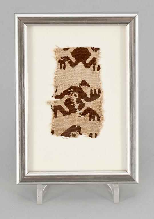 TEXTILFRAGMENT, Chimu, Peru 1000-1470 eKr.
