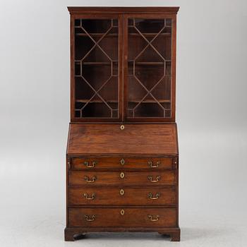 An English mahogany cabinet, 19th Century.