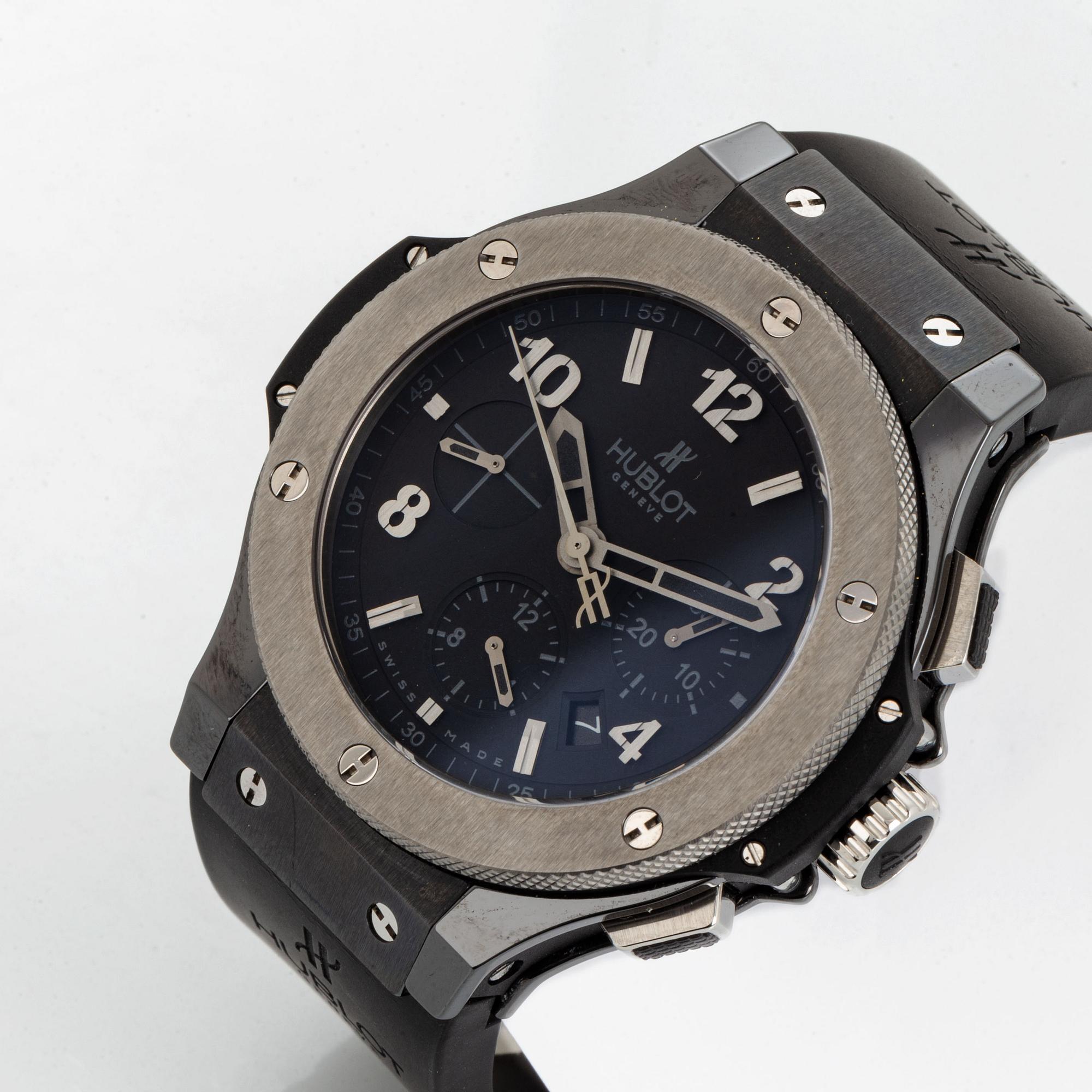 Hublot, Big Bang Ice, chronograph, wristwatch, 44 mm.