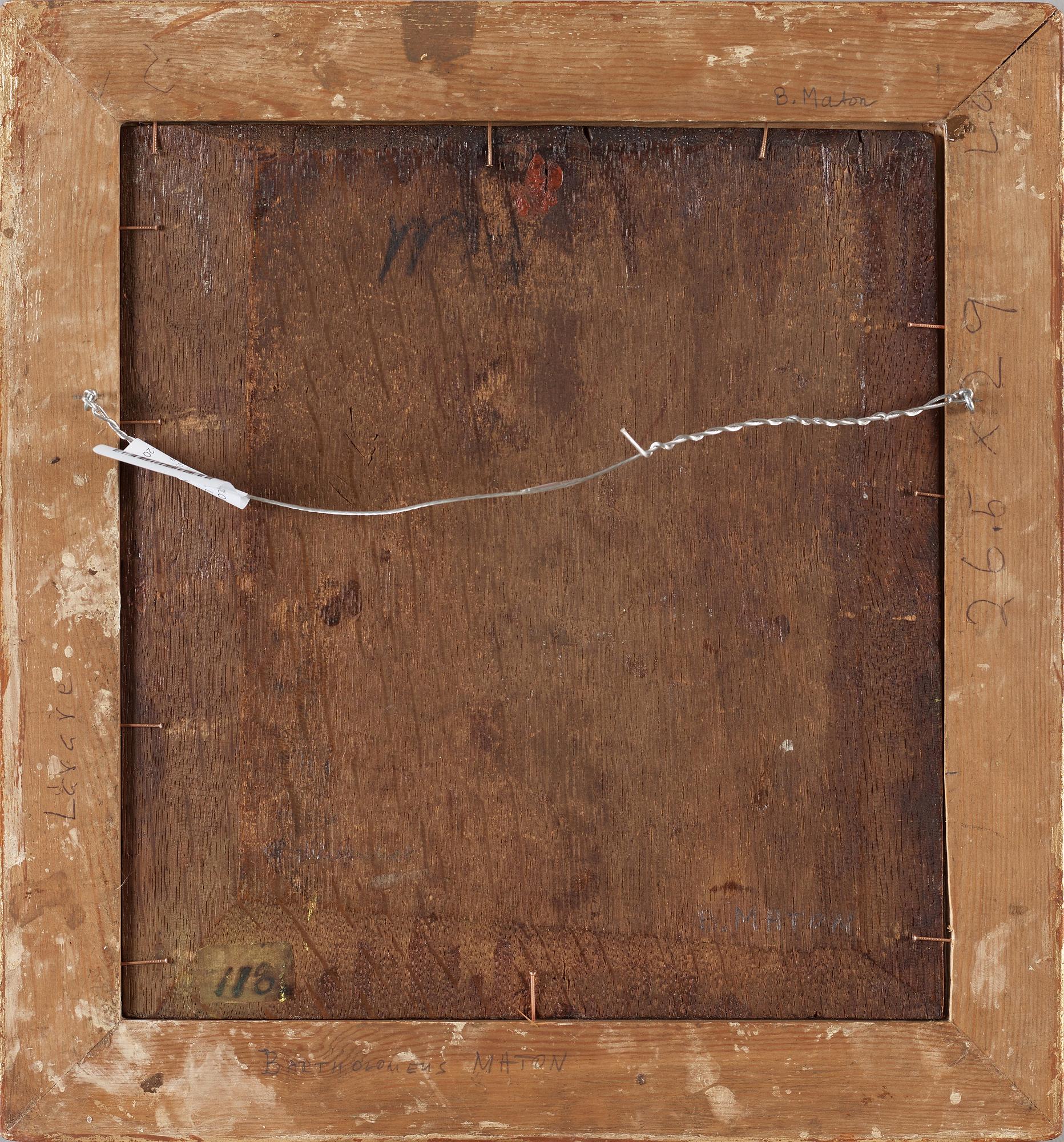 Bartholomeus Maton Tillskriven, Läraren och eleven.