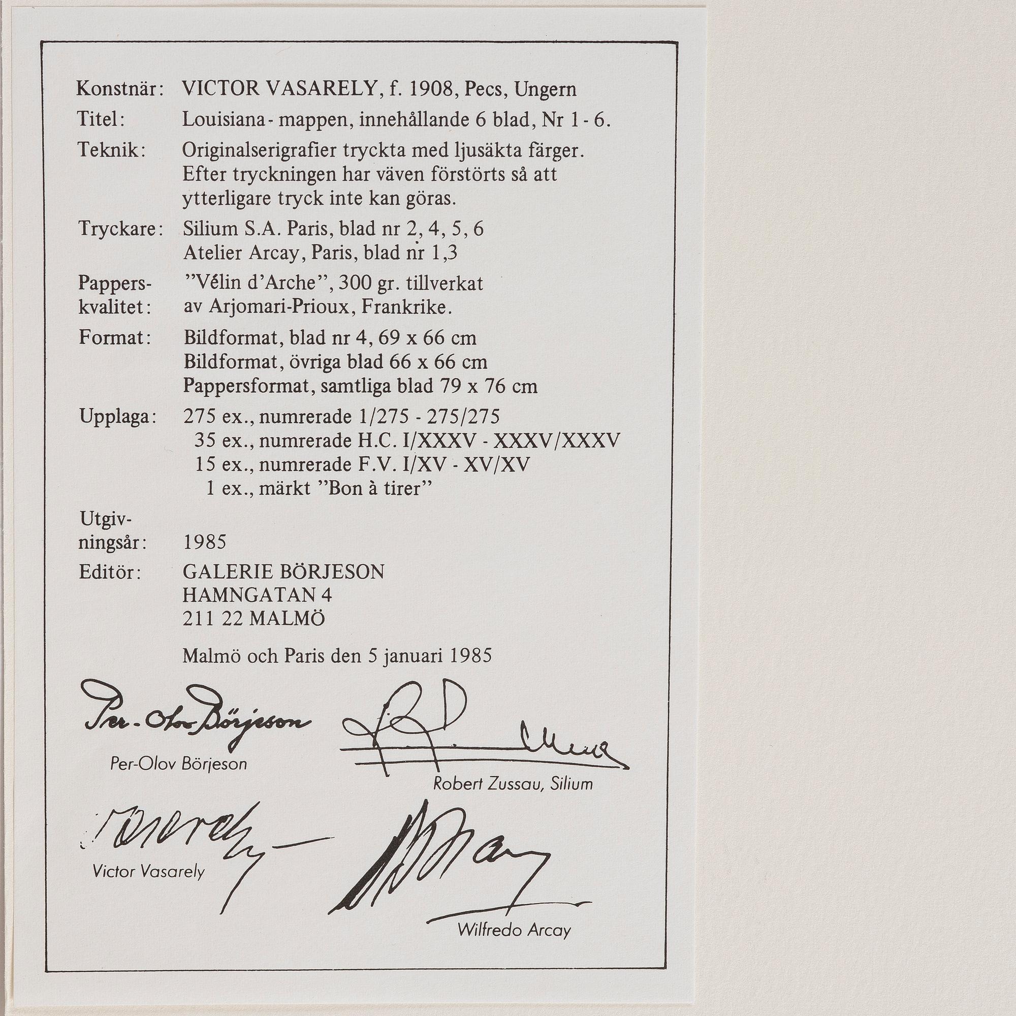 Victor Vasarely, "Louisiana 1".