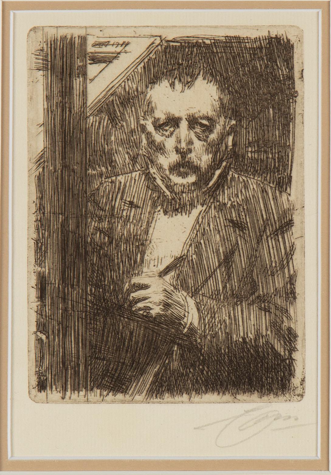 ANDERS ZORN, etching, signed, signed and dated in the plate 1911.