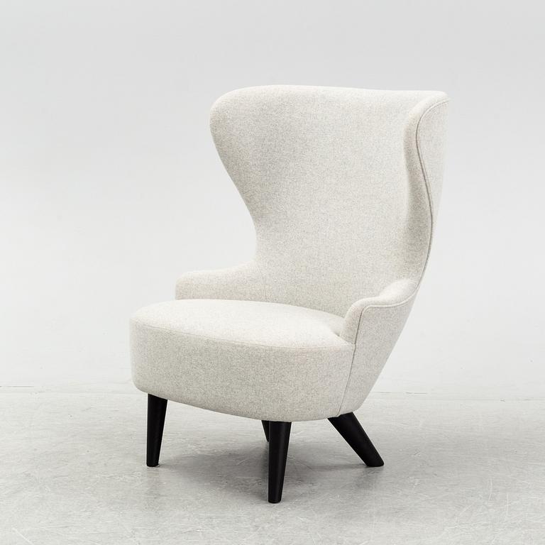 A 'Wingback Micro' easy chair by Tom Dixon.