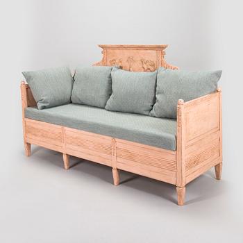 Soffa, gustaviansk, tidigt 1800-tal.