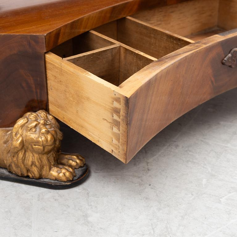 A Karl Johan style table mirror, around 1900.