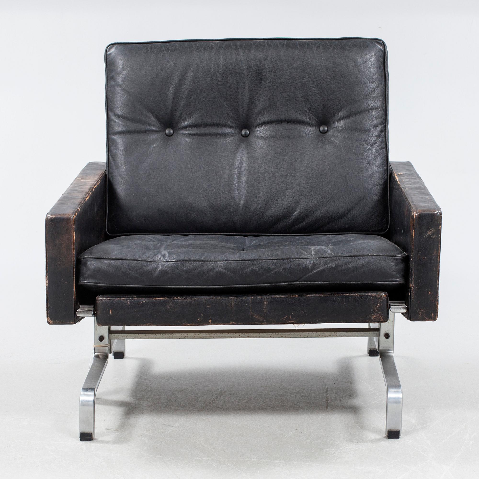 POUL KJAERHOLM, fåtölj, "PK31", E Kold Christensen, Danmark.