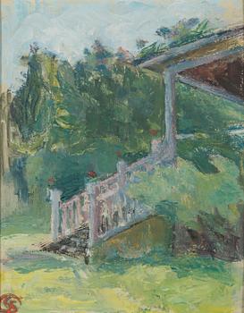 Sigrid Schauman, Garden view.