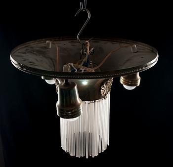 TAKLAMPA, jugend, tidigt 1900-tal. Höjd 33 cm.