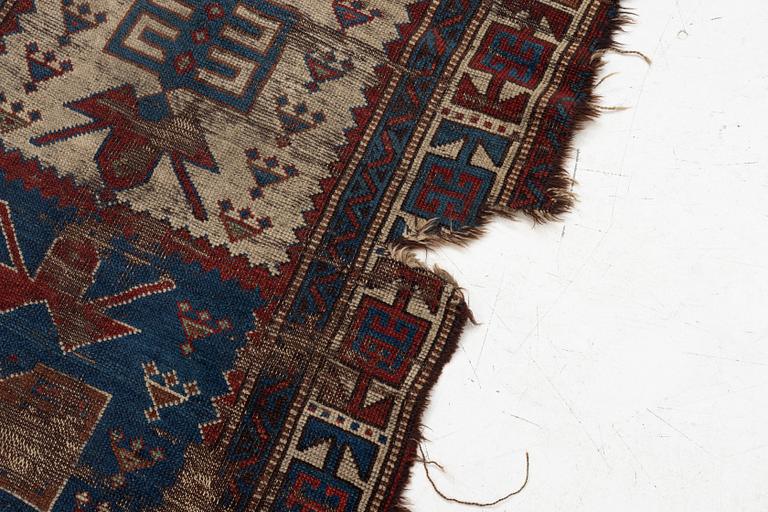 A, antique Shavak fragment, Tunceli region, eastern Anatolia, approx. 270 x 95 cm.