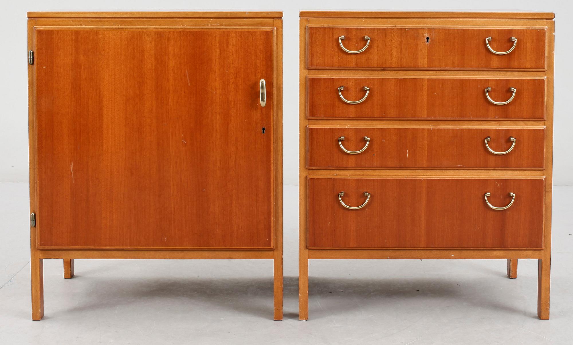 HURTSAR, 2 st, Futuraserien, David Rosén för Nordiska Kompaniet, 1950/60-tal.