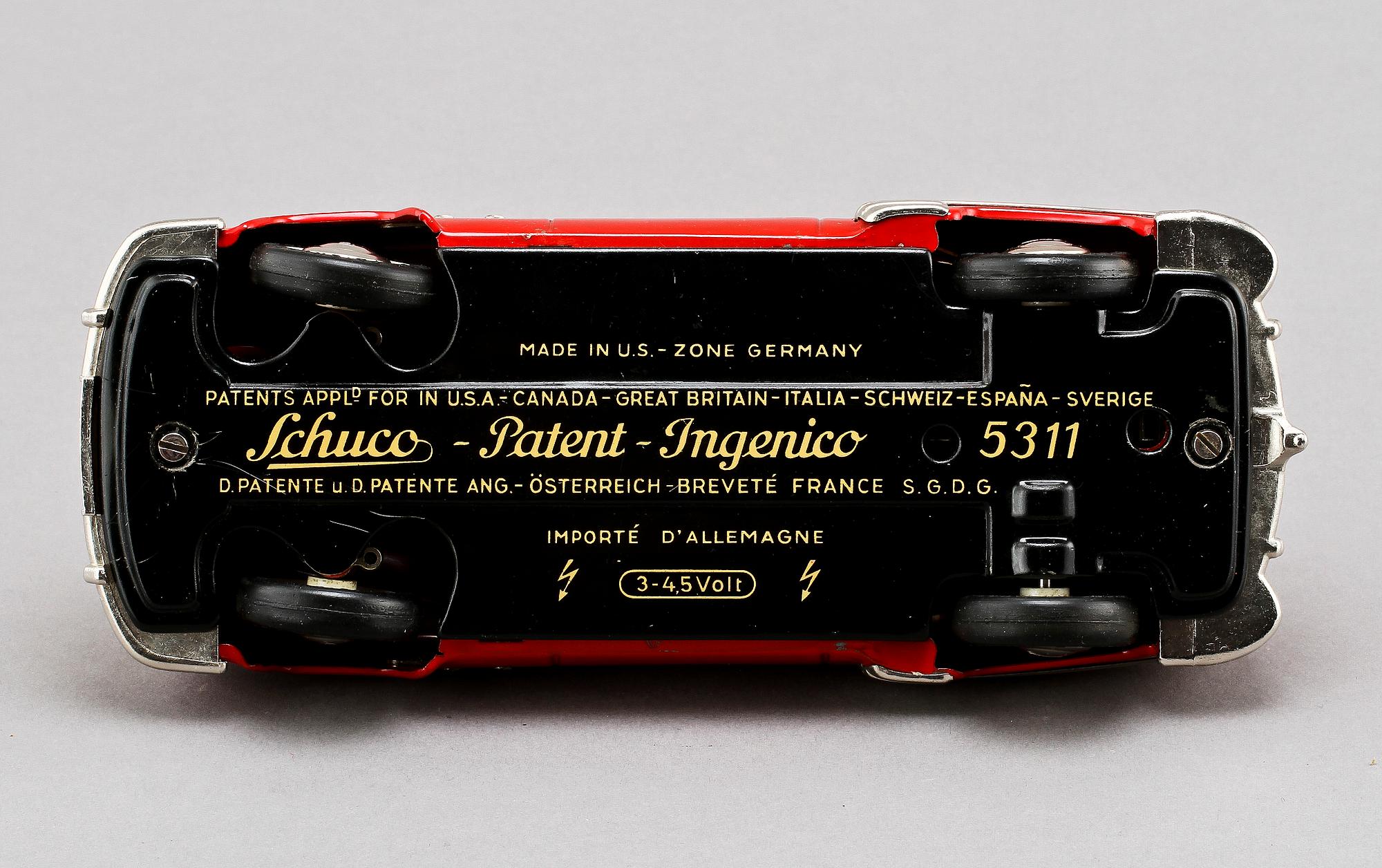 LEKSAKSBIL, "Electro Ingenico 5311", Schucho, Tyskland, 1950-talets första hälft.