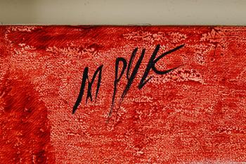 Madeleine Pyk, oil on canvas, signed.
