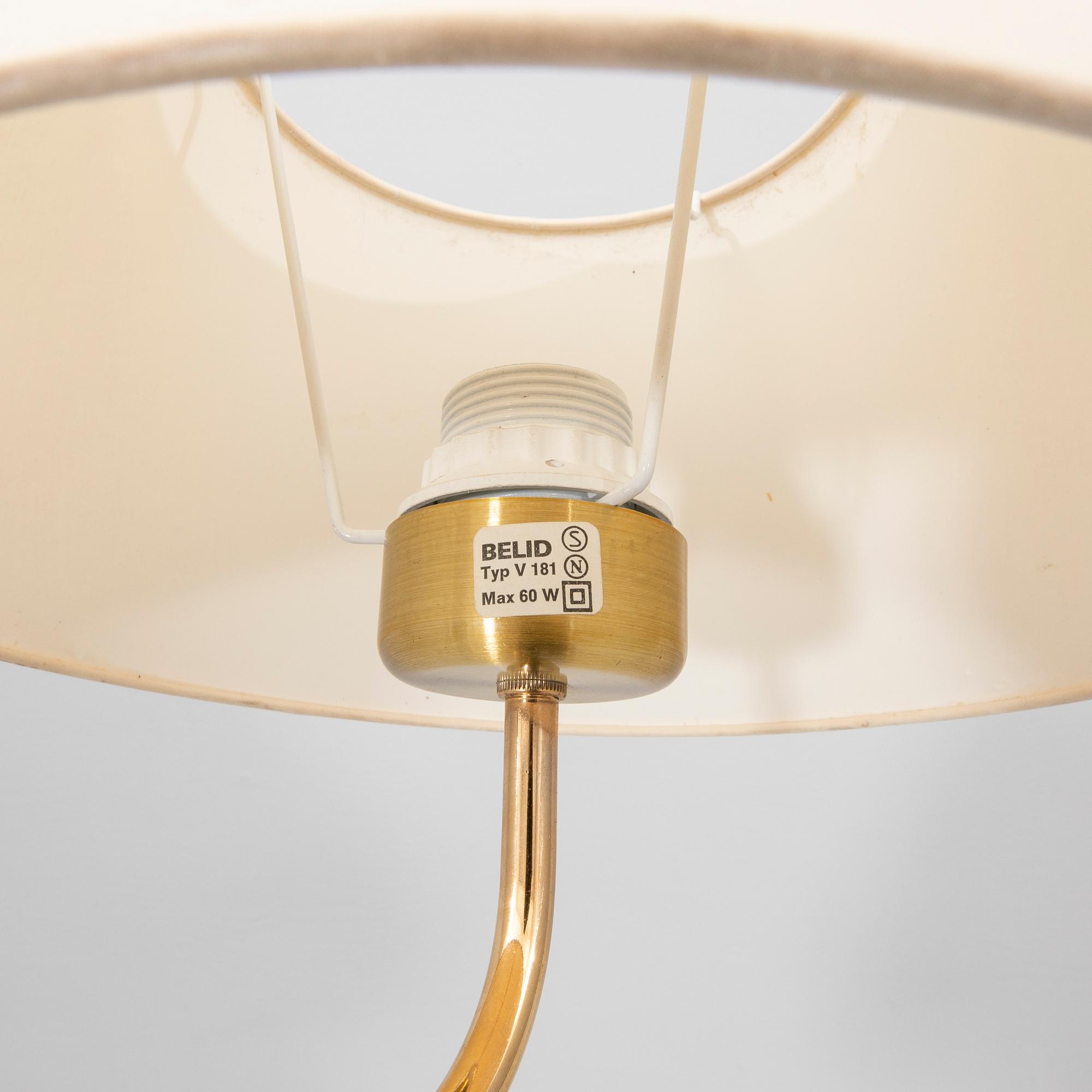 Vägglampor ett par Belid sent 1900-tal.