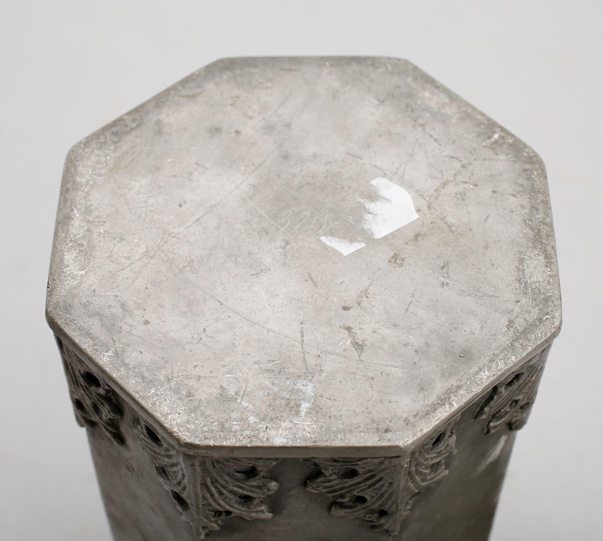 PRISMAFLASKA, tenn, 1700-/1800-tal.