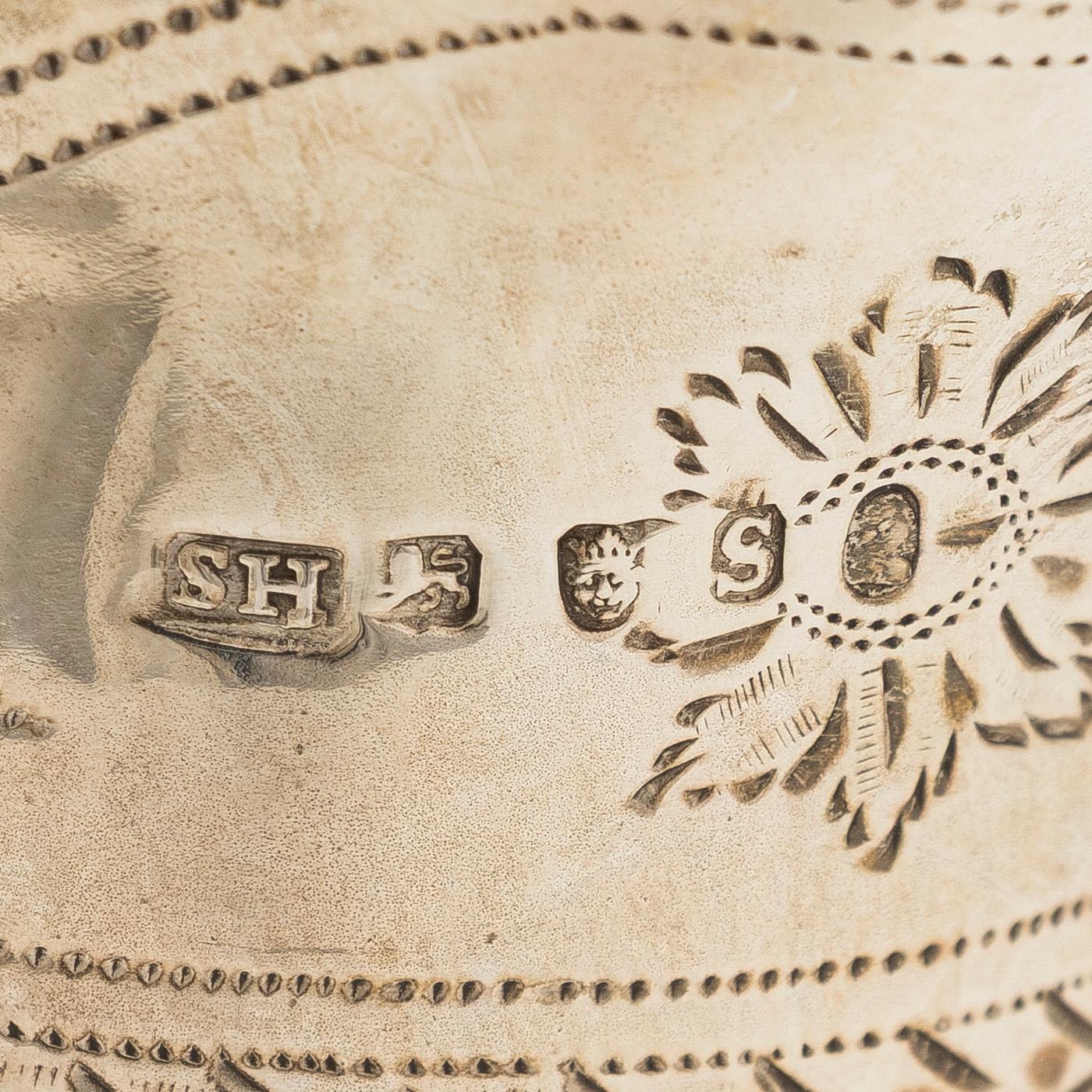 Solomon Hougham, kermakko, sterlinghopeaa, Lontoo 1793.