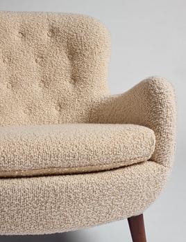 Frits Schlegel, "Love seat" soffa, Fritz Hansen, Danmark 1940-50-tal.