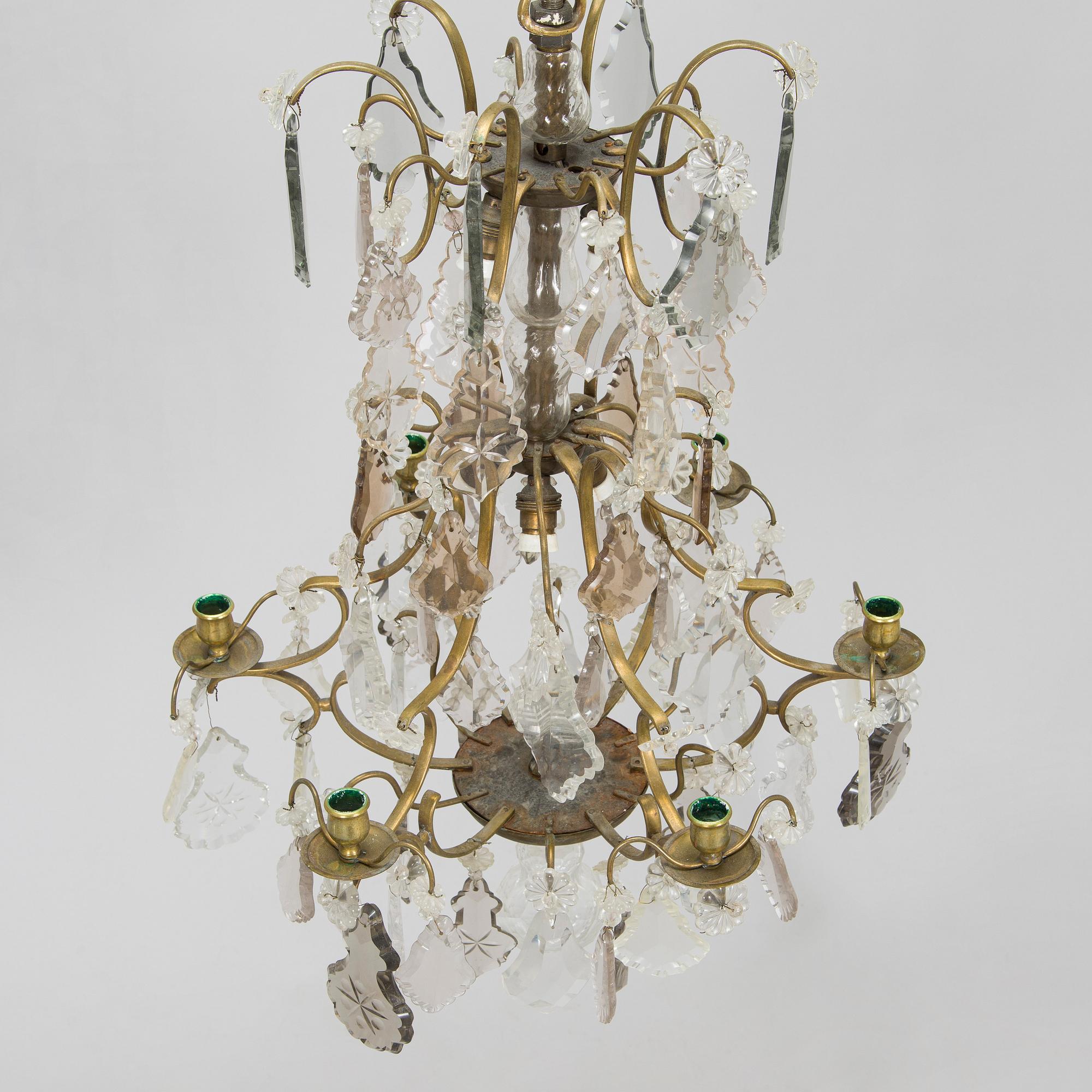 Kattokruunu, 1900-luvun puoliväli.